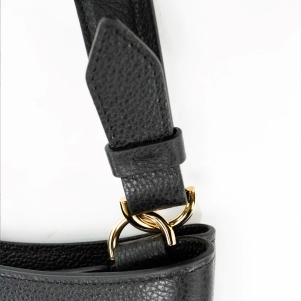 Versace Virtus Black Leather
Hobo Shoulder Crossbody Handbag - NWOT - Picture 13 of 16